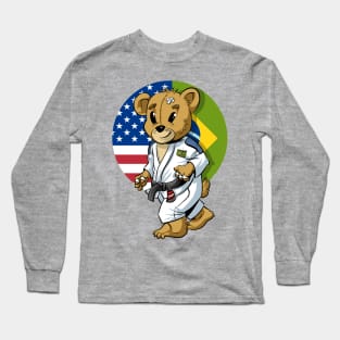 BJJ Kids Brazilian Jiu-jitsu Mascot Long Sleeve T-Shirt